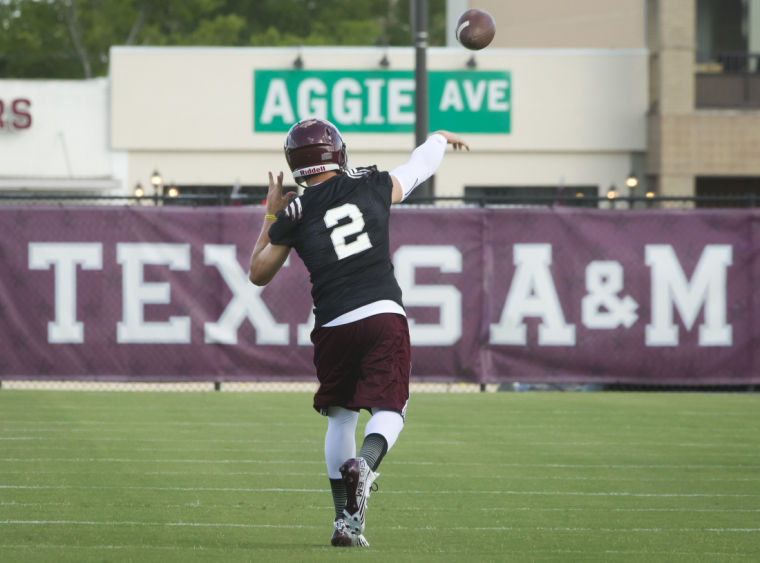 TEXAS A&M FALL FOOBALL PRACTICE
